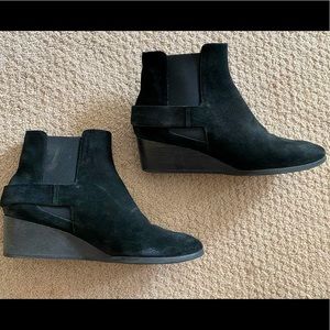 Coclico Suede Wedge Bootie